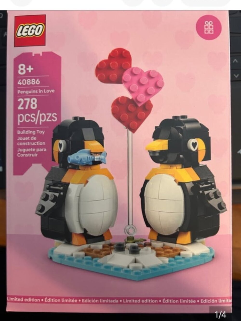 Limited edition Lego "Penguins in Love"